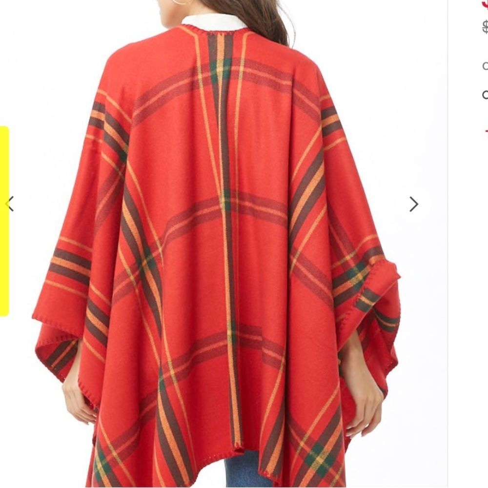 Plaid Flannel Shawl - Picture 4 of 11